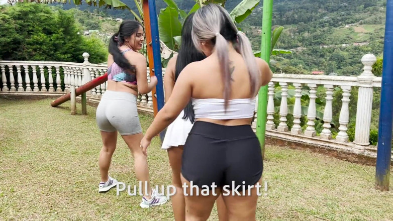 Naty Delgado: Outdoor Exercise Session Ends in a Perfect Threesome with My...