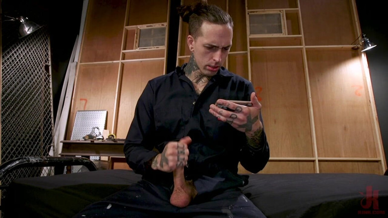 Kink TS: Miss Natalie Mars Disciplines Tattooed Hunk with Her Cock