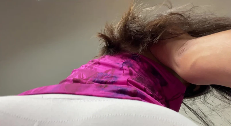 Mean Asian Wife: Luta livre sentando na cara em primeiro plano, você é derrotado