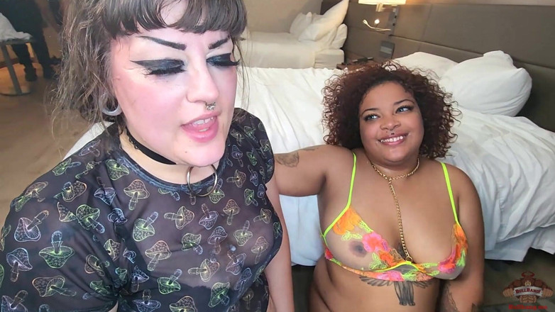 Bull Bang Gang Official: Goth pawg a černá holka orgie