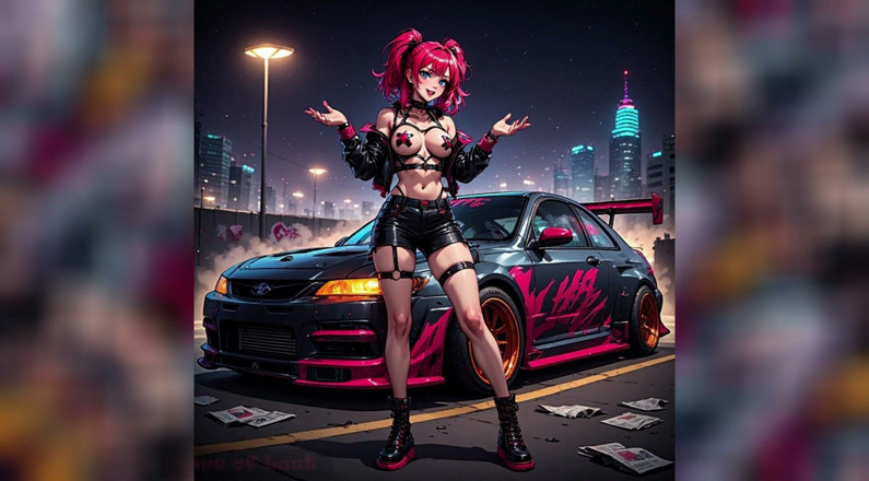 Game of Lust 3D: Gol Anime - autos calientes y chicas calientes