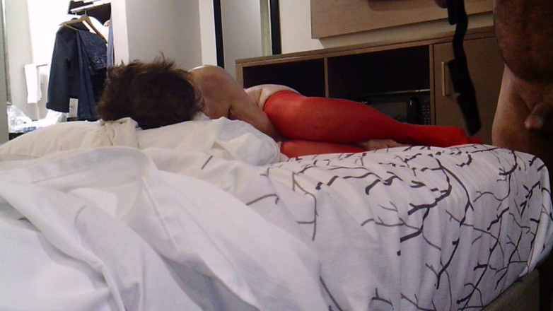 Cock Sucking Granny: Babička Svázaná, Sání, Šukání, Polykání mrdky