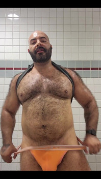 Man in Bathroom