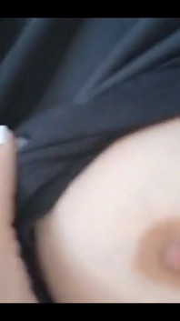 Itty bitty thong and boob flash 