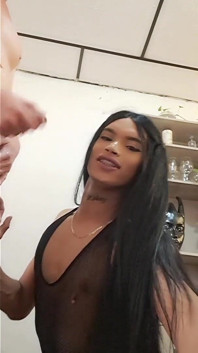 흑인 대물 자지에게 따먹히는 거유 밀프