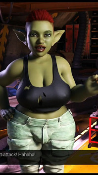 Star Pheriphery futanari हेंताई गेम ep.22 महिलाओं का बॉय बड़े पैमाने पर गोब्लिन लड़की futa boobs चूस रही है!