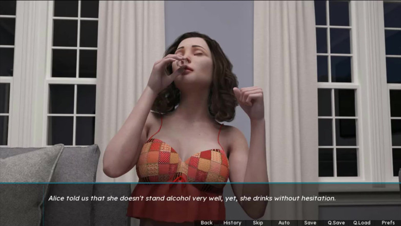 Visual Novels: Літній запах, частина 12 (маршрут зведеної сестри)