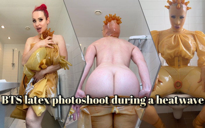 Miss_Fetilicious: Bts Latex Photoshoot During a Heatwave