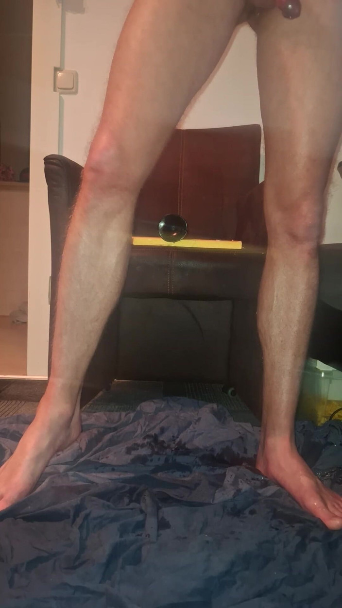 NoFace Twink X: Solo Gay Twink Anal Dildo - Ekstremalne orgazmy sikania