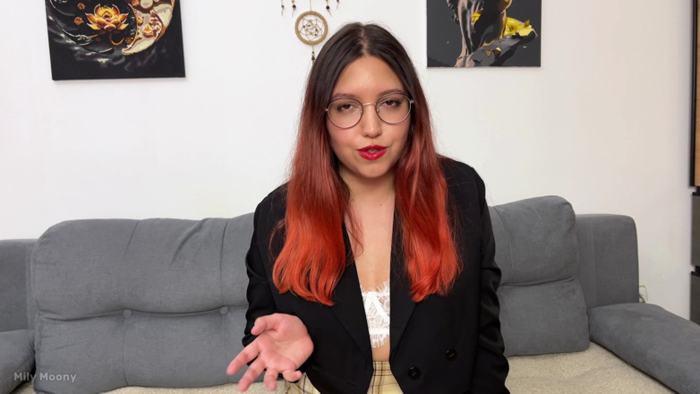 Mily Moony: Stepsister Becomes Your Sex Instructor. Cum Countdown