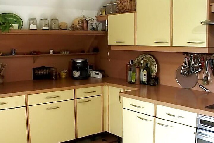 Planete Francaise: Dzika laska z Francji rucha się ostro w kuchni