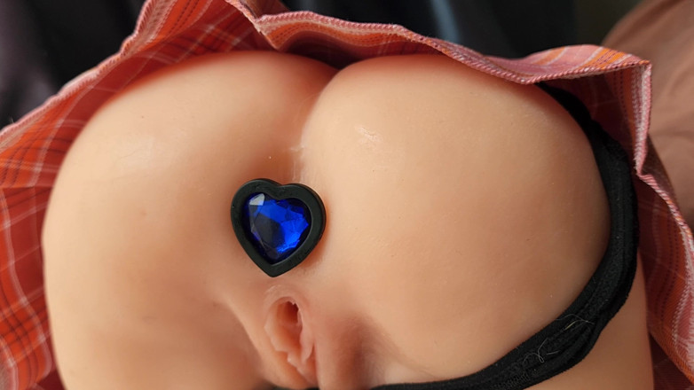 Solo Guy BWC: A Man Plays with Dolls and Cums