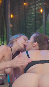 Hot Lesbian Threesome Non- Stop Fuck
