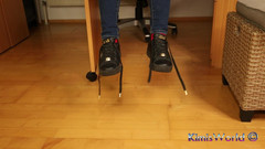 KimisWorld: Red Stockings, Sneakers & Dangling Tease