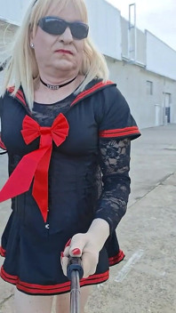 Sissymandy, robe de marin rouge