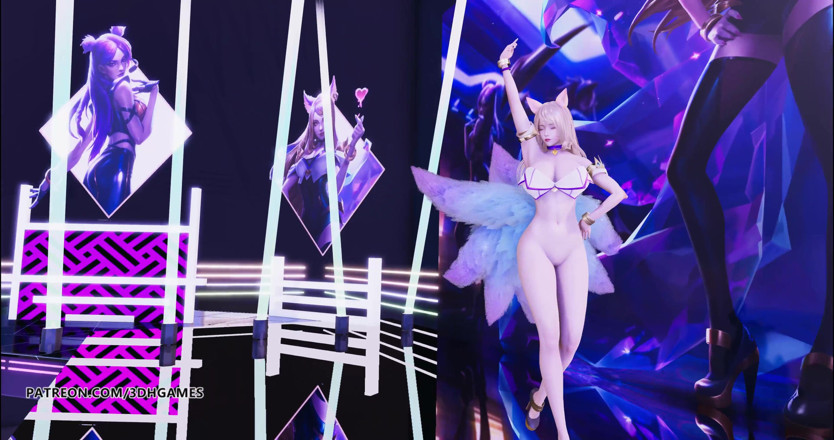 3D-Hentai Games: Kara - Lupin Ahri striptease kda league of legends sexy kpop...