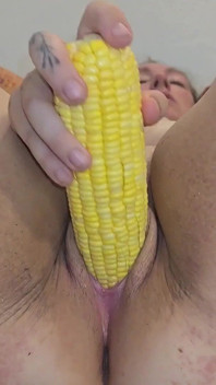 Foodie Fridays Jade Fucks a Corn on the Cob