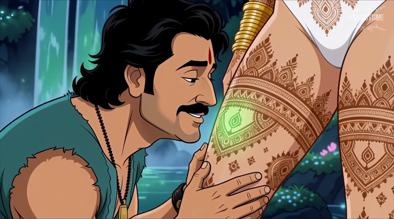 Fantasy time: Als Bahu Avantika bei einem Wasserfall traf (dheevara Sex-Version)