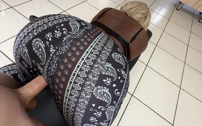 BootyClapper187: Bystiga svarta tjejer gym session slutade vara en knull session