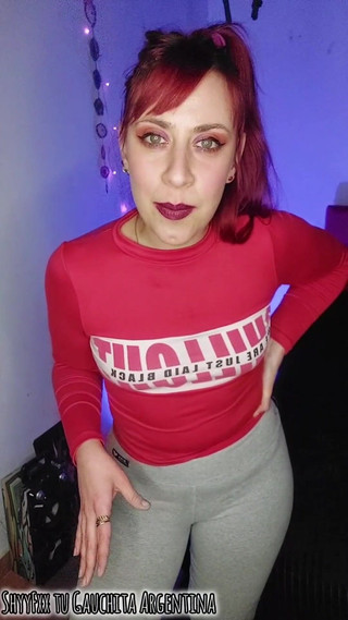Tu Gauchita Argentina: Aldatan kız arkadaşın spor salonunda şişkinliklerini gösteriyor! Eve en büyük yarağı...