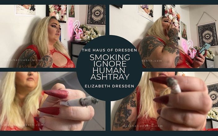 The Haus Of Dresden: 金髪BBW MILFにBodystocking喫煙無視人間の灰皿