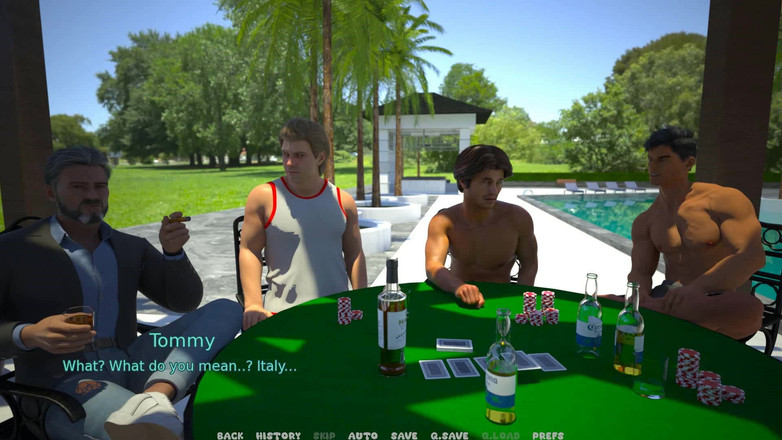 Dirty GamesXxX: मेरी इतालवी हॉट पत्नी: पति अपने दोस्तों के साथ पोकर खेलता है जबकि उसकी हॉट पत्नी बिकनी में उनके चारों ओर परेड करती है - एपिसोड 15