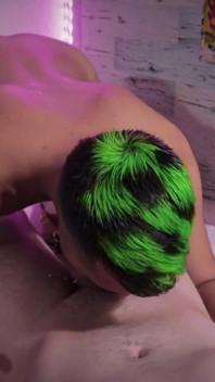Blowjob POV Sucking an Anonymous Twink With a Beautiful Pink Cock Until He Showers Himself in Lots of Cum. Wonderful Cumshots