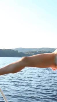 Verão em um barco