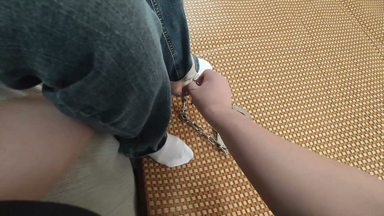 Aisan girl bondage: Моя очаровательная девушка пробует очень тесный европейский способ бондажа
