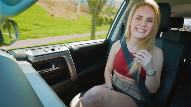 JAYS POV: Tiny Blonde Teen 18 Years Old First Time Porn Video