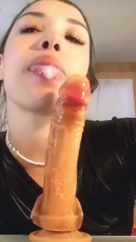 She's Giving a Blowjob to Her New Fiancée.