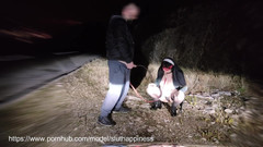 Toilet Mommy: 修女荡妇奴隶在公共道路上喝我的尿