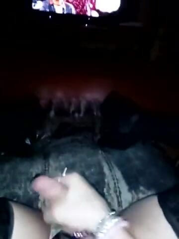 Angel Sapphire studio: Angel playing with her cock