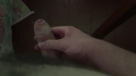 Jerking off Member, Man Fingering Dick