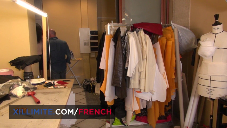 French girls at work: 100% 肛门与华丽的金发 chloe Lacourt