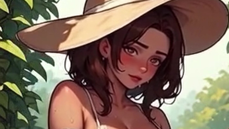 Aiwaifuloops: Waifu Garden Lady POV - penetrace stranou kalhotek a detailní šukání na...