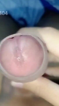 Jonge Aziatische ongecensureerde lul cumshot