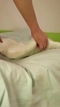 Naked Bed Hump Masturbation
