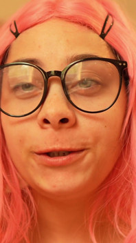 Your Stepmother Is Chewing Gum and Blowing Bubbles, Then She Smokes a Cigarette, Exhaling Smoke While She Chews, and Blows