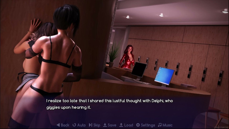 Amaran Futas: Sky Resort Gameplay Part 5 - Delphi Fucks Selena in Office Seceretly