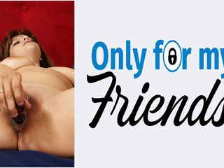 Only for my Friends: Amber Leahs eerste porno, een slet met geschoren poesje en...