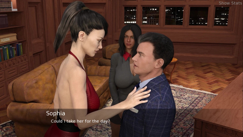 Porny Games: Project hot wife - Doggy style on the police station (41)