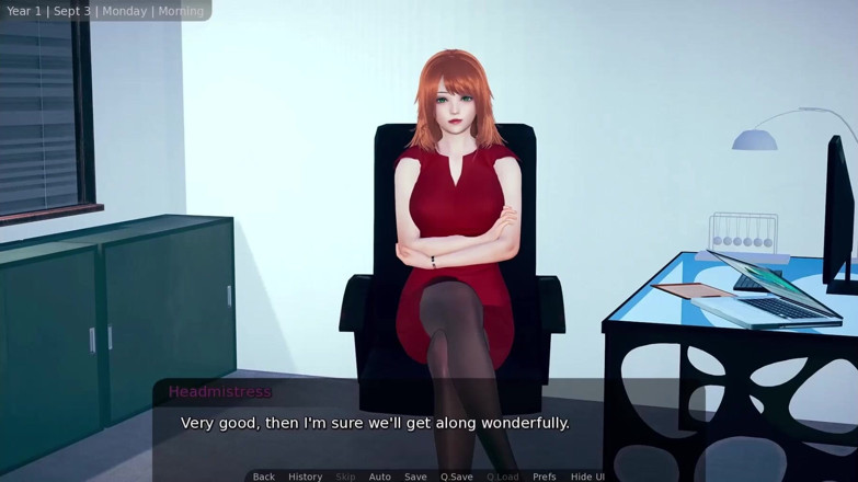 Visual Novels: Cosy Cafe Part 3 - Sexy Headmistress