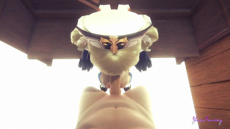Yaoitube: Genshin Impact yaoi - Könnte barbara femboy all die Milch schlucken?