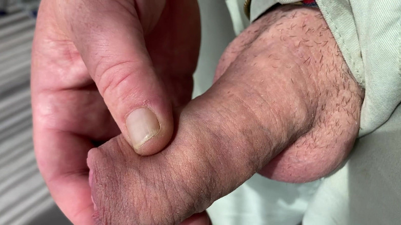 Foreskinguy: Nahaufnahme, wichs riesigen unbeschnittenen pilzschwanz