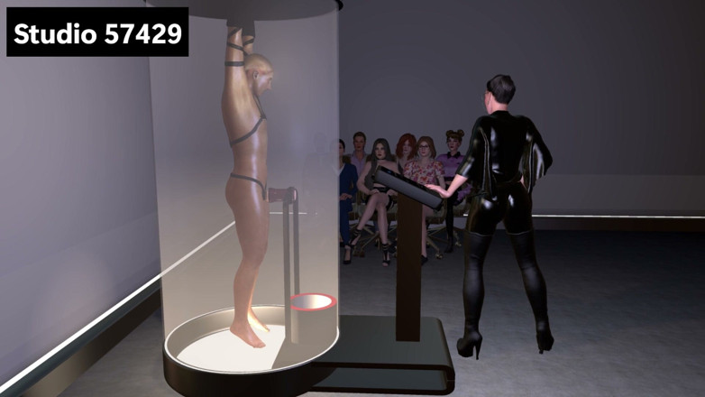 Studio 57429: Milked for Female Audience, Cock Milking Machine Demonstration