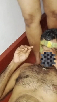 Sri Lankan Girl Peeing on Her Boy Friend Face Funny Scene,