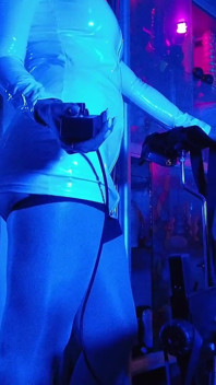 Bohyně Eva Latex Domina Femdom Sólo fetiš hračky šukají BDSM podpatky PVC velký zadek MILF