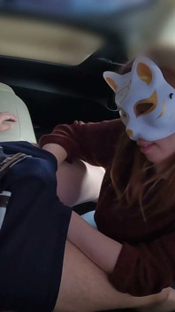 Car Sex Naked Next to the Husband