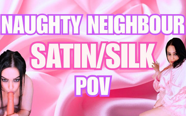 LACEYLOOXXX: POV satynowy milf sąsiad - duże naturalne cycki, cipka play i...